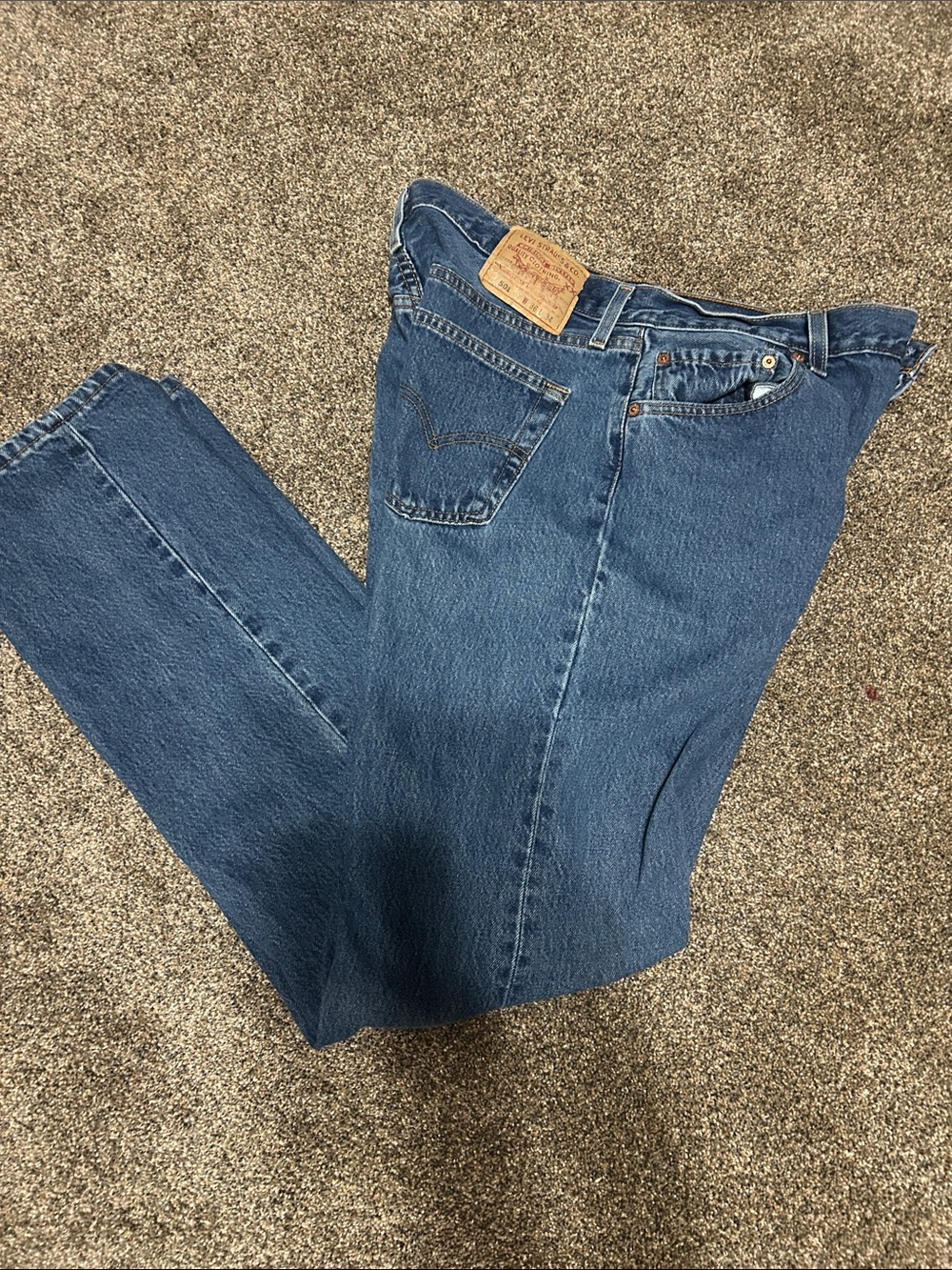 Vintage 90s Levi’s 501-0118 Jeans W36 L34 Made USA Button Fly